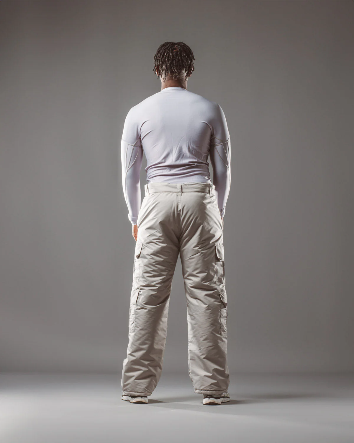 RAWS Ski Cargo Bottoms : Silver - Image 3